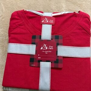 Red Women's Pajama Set